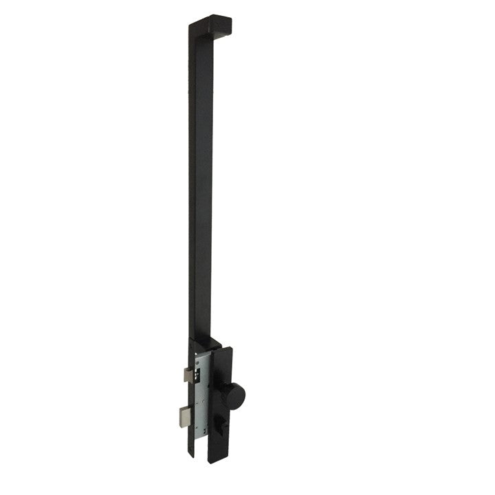 Matt Black Entrance Mortice Lock with Single Door Pull - Talia Series ...