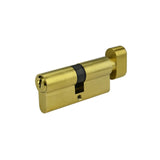 70mm Euro Single Cylinder - Brushed Gold