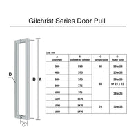 Brushed Gold Door Pull handle (Pair) 1000mm - Talia Series