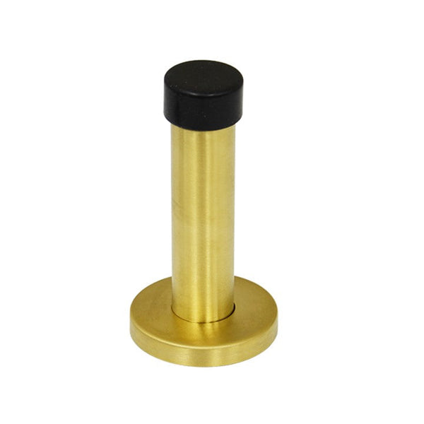 85mm Round Shaped Door Stops - Brushed Gold