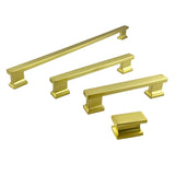 Classic Series kitchen Handles (96mm) - Brushed Gold