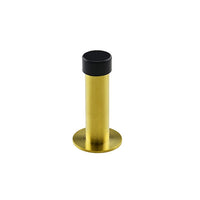 75mm Round Shaped Door Stop with Base - Brushed Gold