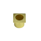 Square Sliding Door Finger Pull - Brushed Gold