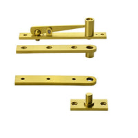 304 Grade Stainless Steel Pivot Hinge - Brushed Gold