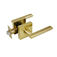 Hugh Series Privacy Lever Set - Brushed Gold