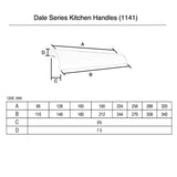 Matt Black kitchen Handle (256mm) - Dale Series