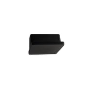 Matt Black Square Kitchen Knob - Dot Series