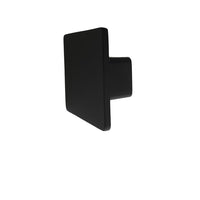 Matt Black Square Kitchen Knob - Dot Series