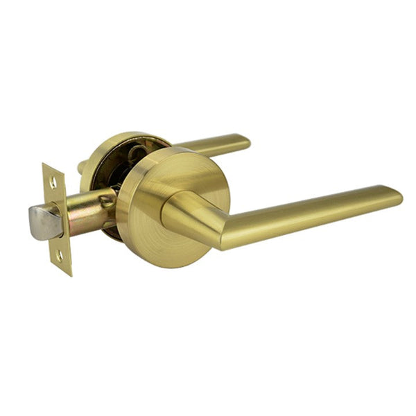 Elphinstone Series Passage Lever Set - Brushed Gold