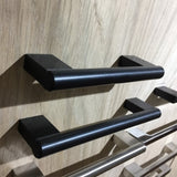 Matt Black kitchen Handle (128mm) - Fin Series