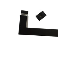 Single Matt Black Entry Door Pull Handle 400mm - Talia Series