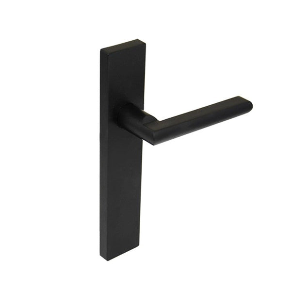 Matt Black Door Passage Lever Set - Coomera Series