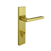 Brushed Gold Entry Door Lock Set - Coomera Series