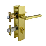 Brushed Gold Entry Door Lock Set - Coomera Series