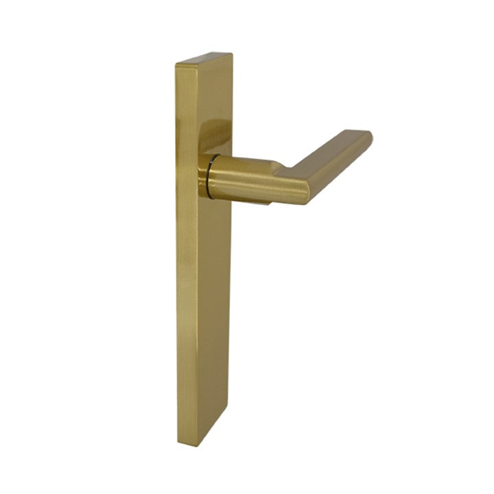 Brushed Gold Finish Dummy Door Handle Coomera Series The Tapware Outlet
