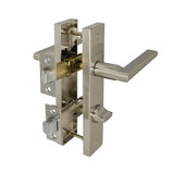 Brushed Nickel Finish Entry Door Lock Set - Coomera Series