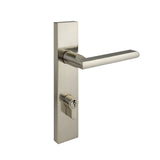 Brushed Nickel Finish Entry Door Lock Set - Coomera Series