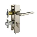 Brushed Nickel Finish Entry Door Lock Set - Coomera Series