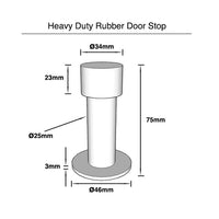 Heavy Duty Round Shaped Door Stop