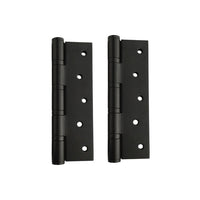 150mm Extra Large Door Hinges (Pair) - Matt Black Finish