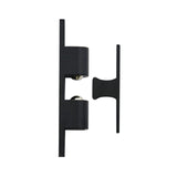 Adjustable 70mm Double Ball Catch - Matt Black Finish