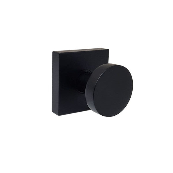 Matt Black Dummy Door Knob  - Jasper Series