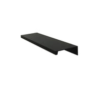 Matt Black Lip Pull kitchen Handle (200mm) - Reed Series