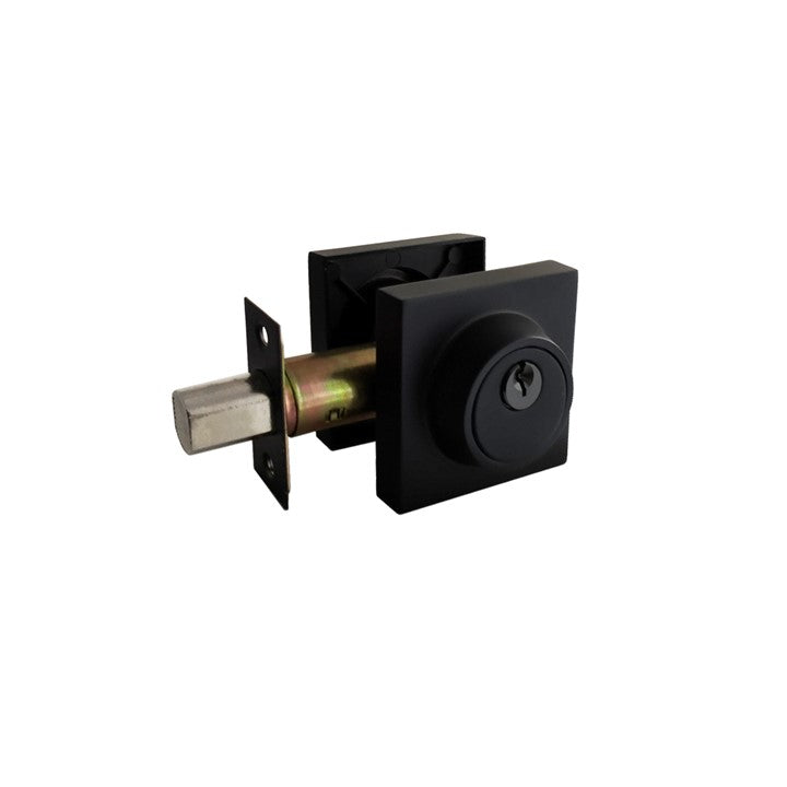 Wilson Series Double Cylinder Deadbolt Set (2444MB) - Matte Black Fini ...