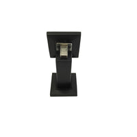 Square Magnetic Door Stop - Matt Black Finish