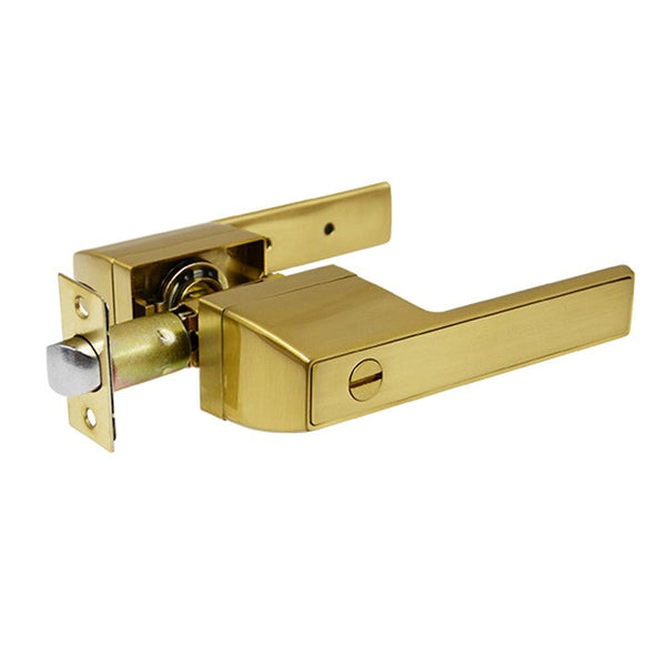 McKenzie Series Privacy Lever Set - Brass Finish