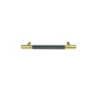 Mixed Brass Grey Finish kitchen Handle (128mm) - Viper Series