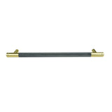 Mixed Brass Grey Finish kitchen Handle (256mm) - Viper Series