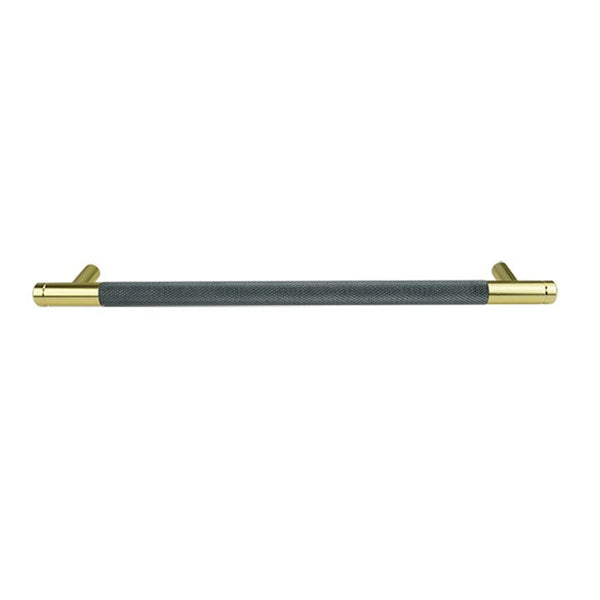 Mixed Brass Grey Finish kitchen Handle (288mm) - Viper Series