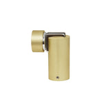 Round Magnetic Door Stops - Pale Gold Finish