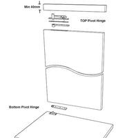 304 Grade Stainless Steel Pivot Hinge