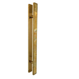 Malabar Stone Faced 1200mm Door Pulls -  Gold