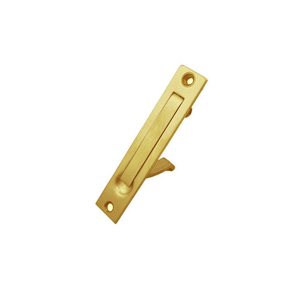 Spring Loaded Cavity Door Pull - Brushed Gold