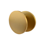 Series Round Plate Door Pulls (Pair) - Marigold Finish