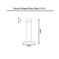 75mm Round Shaped Door Stop