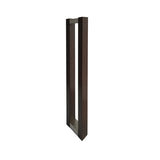 Single Matt Black Entry Door Pull 1000mm - Kiama Series