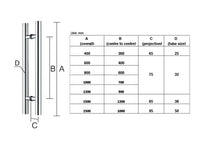 400mm Round Door Pull (Pair) - Pacifica Series