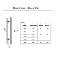 Entry Door Pull Handle (Pair) 1200mm - Kiama Series