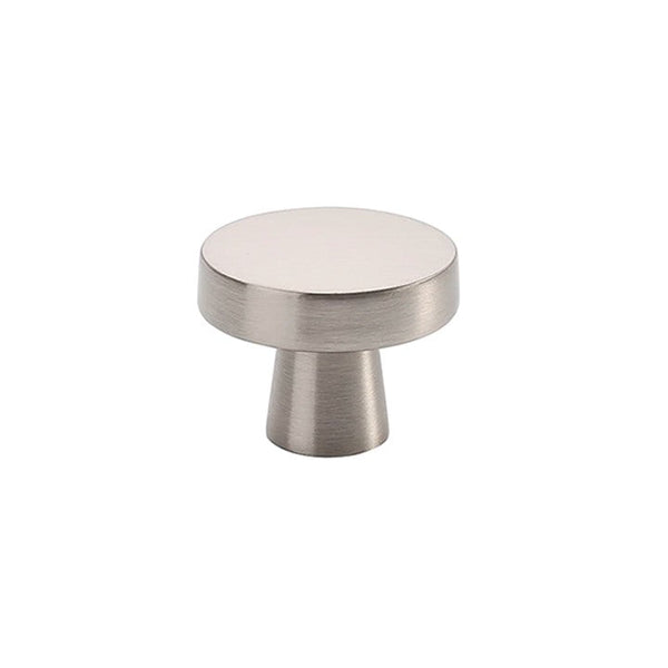 Mushroom -Shaped kitchen Knob - Satin Nickel Finish