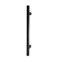 Single Matt Black Entry Door Pull 1200mm - Kiama Series