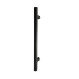 Single Matt Black Entry Door Pull 1200mm - Kiama Series