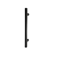 Single Matt Black Entry Door Pull 800mm - Kiama Series