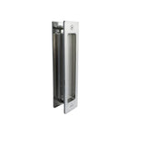 1 Pair Rectangle Sliding Flush Pulls - 180mm x 38mm