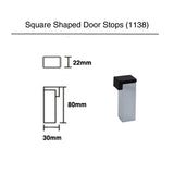 Door Stops (1138MB) - Matt Black Finish