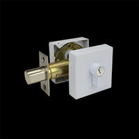 Reef Series Double Cylinders Deadbolt - White Finish