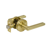 St Tropez Series Privacy Lever Set - Brushed Gold